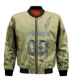 Idaho Vandals Bomber Jacket Logo Sport Ombre  - NCAA