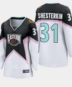 Igor Shesterkin 31 New York Rangers Black 2023 All-Star Eastern Conference Jersey Women