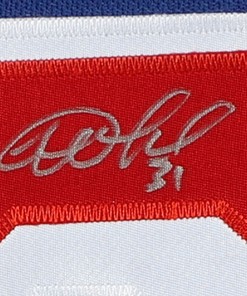 Igor Shesterkin New York Rangers Autographed Blue Jersey With Nhl Debut 1/7/20 Inscription