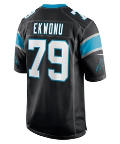 Ikem Ekwonu 79 Carolina Panthers 2022 Draft First Round Pick Game Jersey In Black