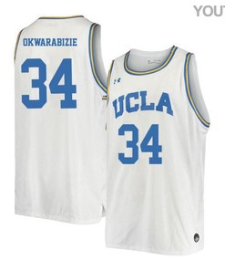 Ikenna Okwarabizie 34 UCLA Bruins Retro Elite Basketball Youth Jersey - White