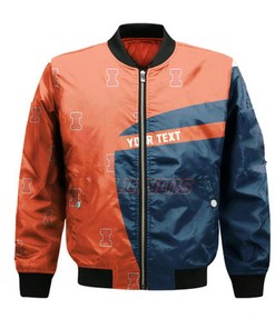 Illinois Fighting Illini Bomber Jacket Special Style - NCAA