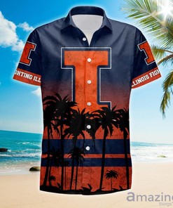 Illinois Fighting Illini Hawaii Shirt Summer Gift Hawaiian Shirts