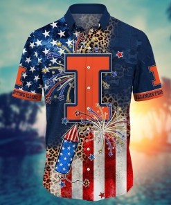 Illinois Fighting Illini NCAA Hawaii Shirt Ver 1