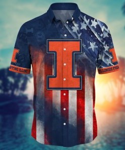 Illinois Fighting Illini NCAA Hawaii Shirt Ver 2