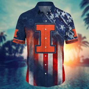 Illinois Fighting Illini NCAA Hawaii Shirt Ver 2