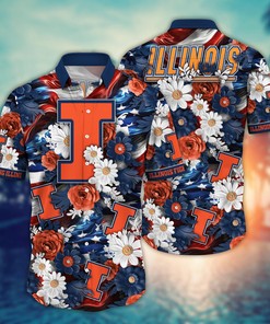 Illinois Fighting Illini NCAA Hawaii Shirt Ver 3