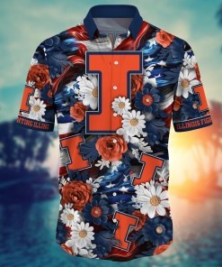 Illinois Fighting Illini NCAA Hawaii Shirt Ver 3