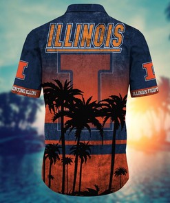 Illinois Fighting Illini NCAA Hawaiian Shirt
