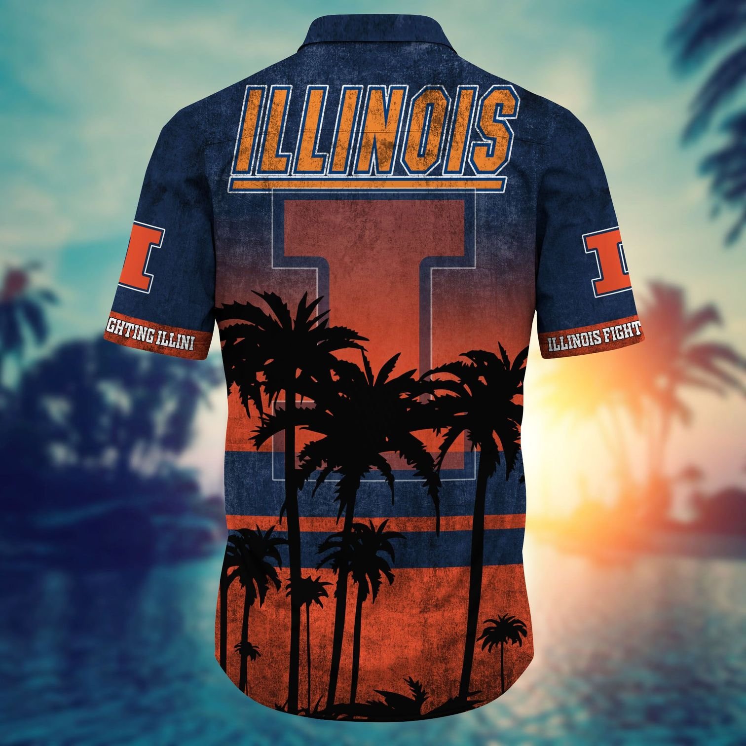 Illinois Fighting Illini NCAA Hawaiian Shirt