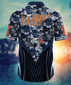 Illinois Fighting Illini NCAA Hawaiian Shirt, Aloha Shirt Ver 1