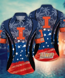 Illinois Fighting Illini NCAA Hawaiian Shirt For Fans