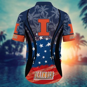 Illinois Fighting Illini NCAA Hawaiian Shirt For Fans