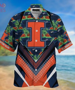 Illinois Fighting Illini Summer Hawaiian Shirts for Fans