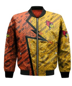 Illinois State Redbirds Bomber Abstract Pattern Sport- NCAA