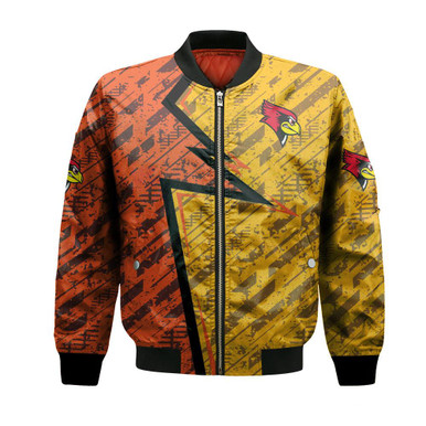 Illinois State Redbirds Bomber Abstract Pattern Sport- NCAA