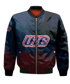 Illinois-Chicago Flames Bomber Jacket Basketball Net Grunge Pattern- NCAA