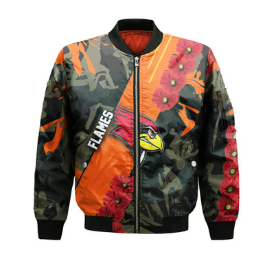 Illinois-Chicago Flames Bomber Sport Style Keep Go on- NCAA