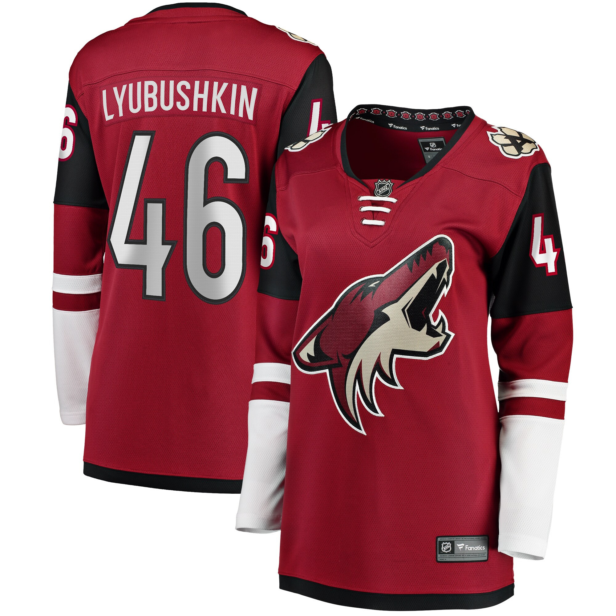 Ilya Lyubushkin Arizona Coyotes Fanatics Branded Womens Home Breakaway Player Jersey - Garnet Nhl