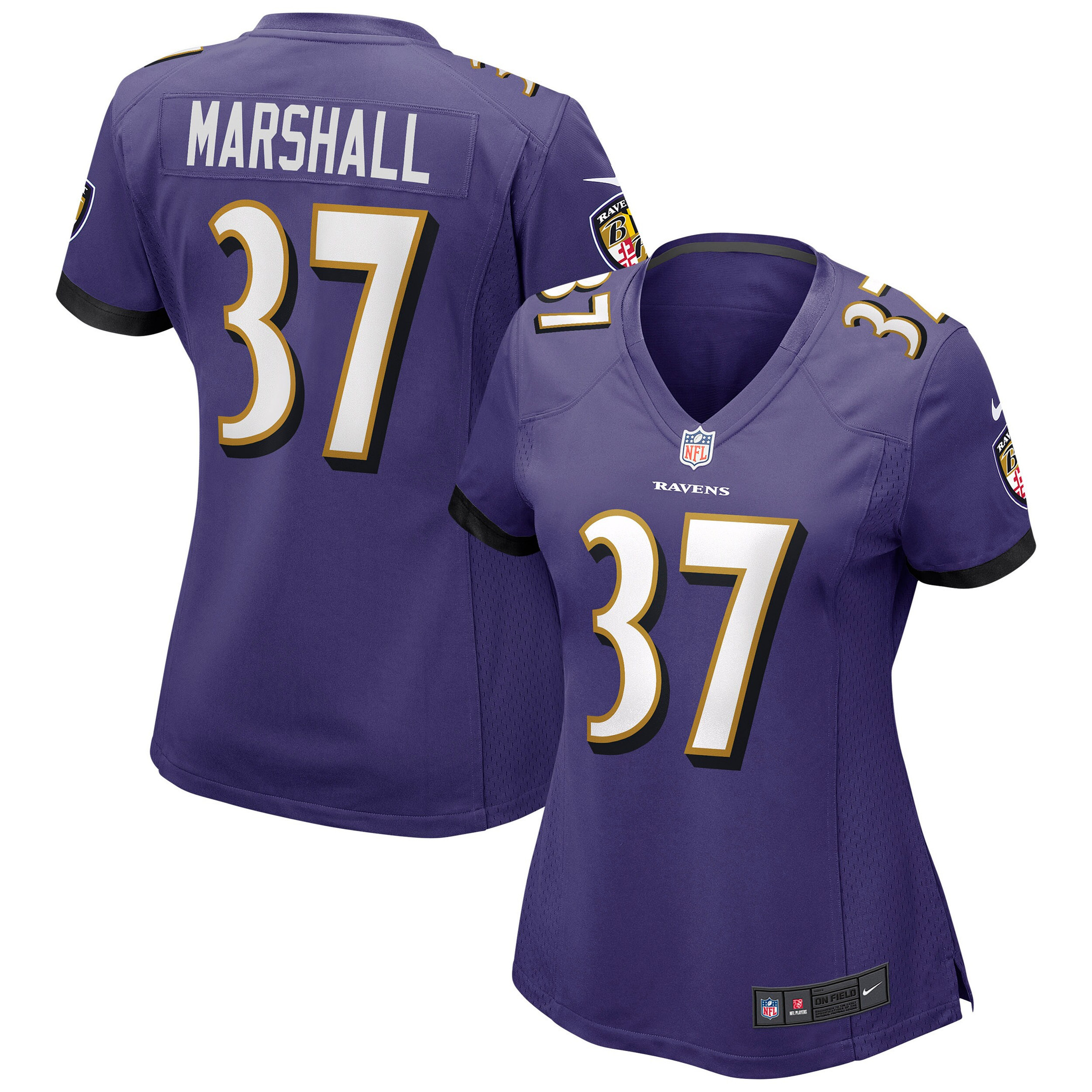Iman Marshall Baltimore Ravens Womens Game Jersey - Purple Nfl