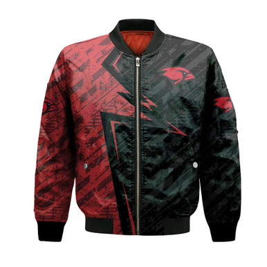 Incarnate Word Cardinals Bomber Abstract Pattern Sport- NCAA