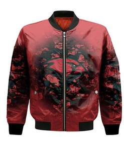 Incarnate Word Cardinals Bomber Jacket Camouflage Vintage  - NCAA