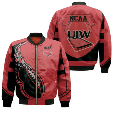Incarnate Word Cardinals Bomber Jacket - Fire Football - NCAA