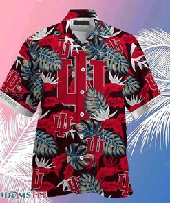 Indiana Hoosiers Beach Hawaiian Shirt Stress Blessed Obsessed
