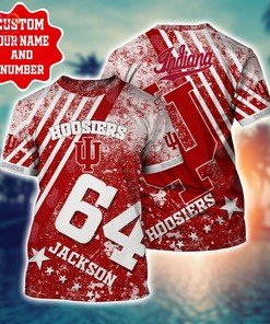 Indiana Hoosiers Personalized Hawaiian Shirt