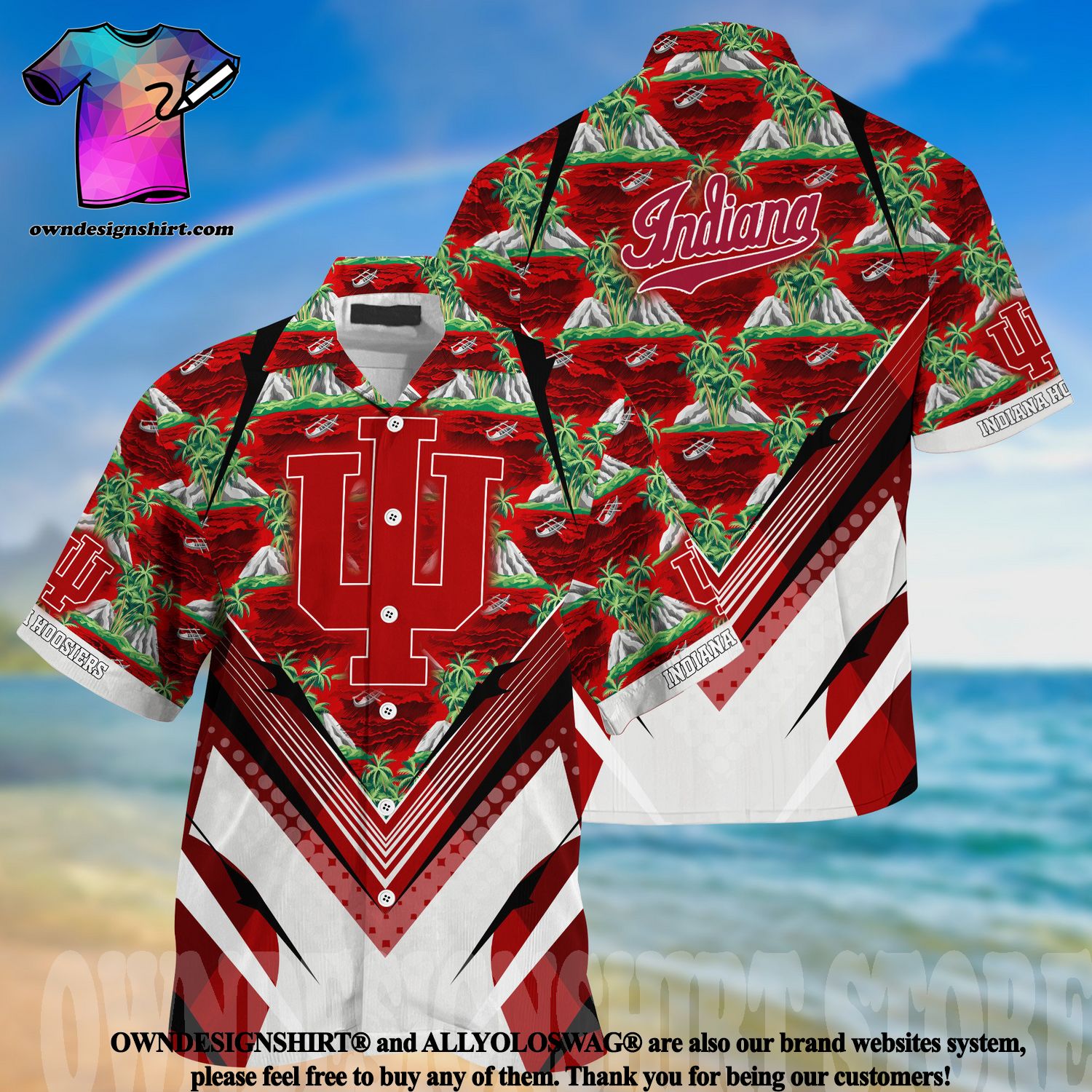 Indiana Hoosiers Summer Hawaiian Shirts for Sports Fans This Season