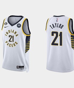 Indiana Pacers Terry Taylor 21 2022-23 Association Edition White Men Jersey Swingman