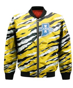 Indiana State Sycamores Bomber Jacket Sport Style Keep Go On - NCAA