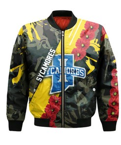 Indiana State Sycamores Bomber Sport Style Keep Go on- NCAA
