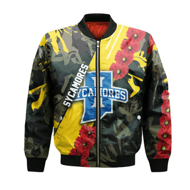 Indiana State Sycamores Bomber Sport Style Keep Go on- NCAA