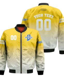 Indiana State Sycamores Fadded Bomber Jacket - NCAA