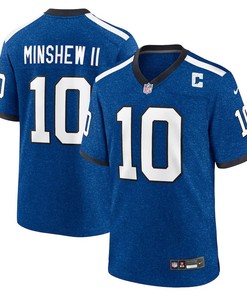 Indianapolis Colts #10 Gardner Minshew Indiana Nights Alternate Game Jersey - Royal