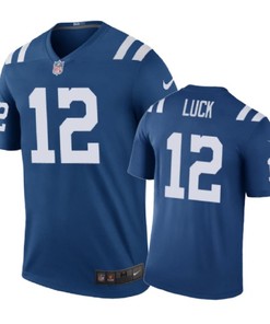 Indianapolis Colts #12 Andrew Luck Nike Color Rush Royal Jersey