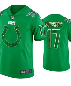 Indianapolis Colts #17 Devin Funchess Jersey St. Patricks Day Kelly Green - Mens