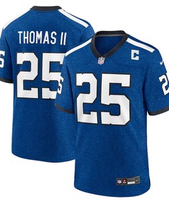 Indianapolis Colts #25 Rodney Thomas Indiana Nights Alternate Game Jersey - Royal
