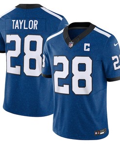 Indianapolis Colts #28 Jonathan Taylor Indiana Nights Alternate Vapor Fuse Limited Jersey - Royal