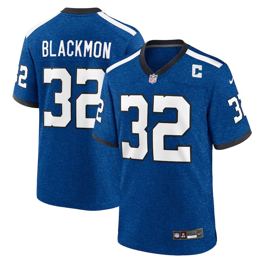 Indianapolis Colts #32 Julian Blackmon Indiana Nights Alternate Game Jersey - Royal