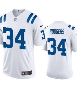 Indianapolis Colts 34 Isaiah Rodgers White Jersey