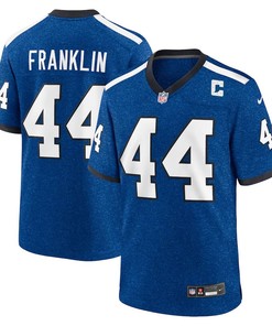 Indianapolis Colts #44 Zaire Franklin Indiana Indiana Nights Alternate Game Jersey - Royal
