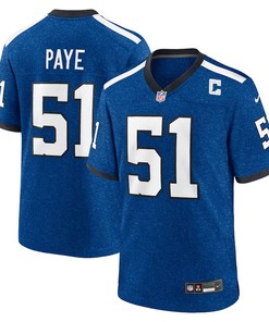 Indianapolis Colts #51 Kwity Paye Indiana Nights Alternate Game Jersey - Royal