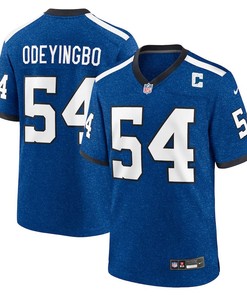 Indianapolis Colts #54 Dayo Odeyingbo Indiana Nights Alternate Game Jersey - Royal