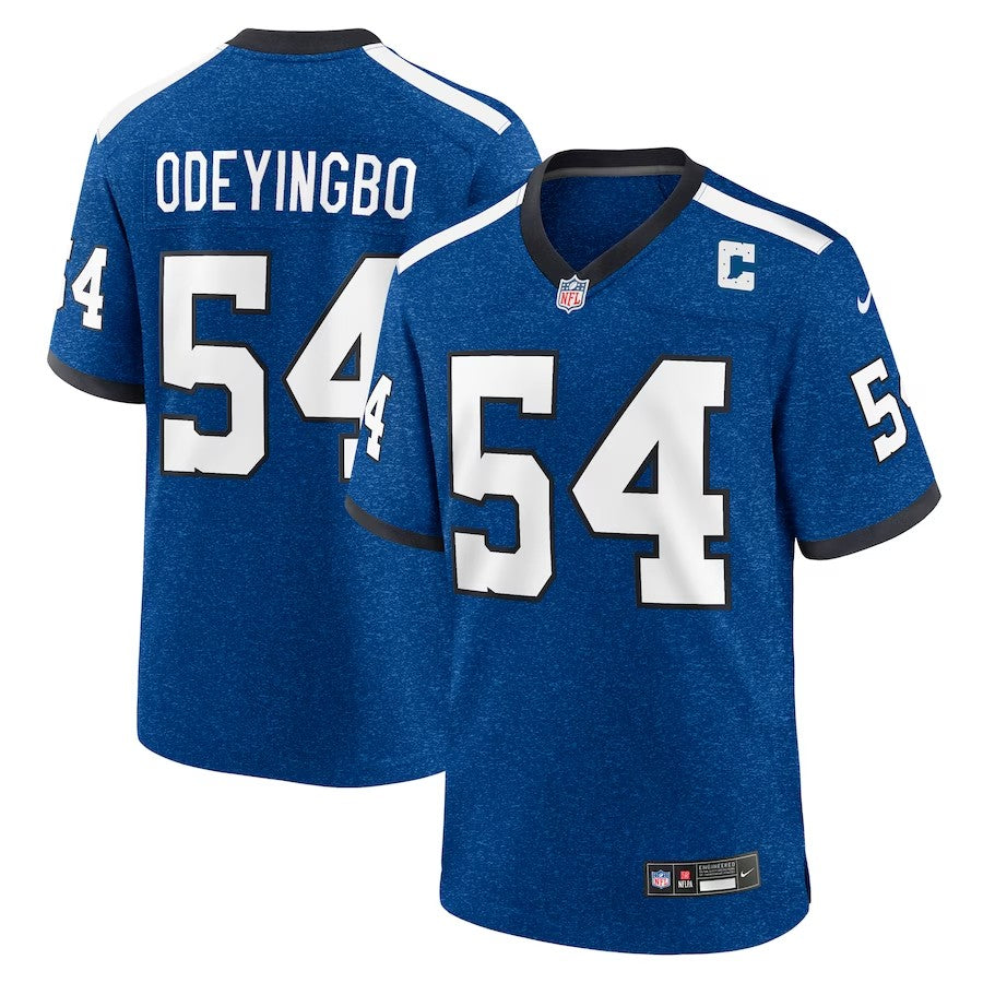 Indianapolis Colts #54 Dayo Odeyingbo Indiana Nights Alternate Game Jersey - Royal
