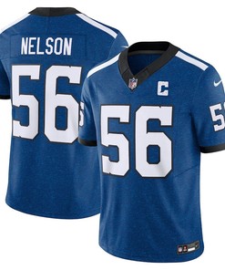 Indianapolis Colts #56 Quenton Nelson Indiana Nights Alternate Vapor Fuse Limited Jersey - Royal