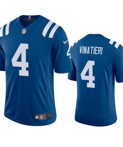 Indianapolis Colts Adam Vinatieri Royal 2020 Vapor Limited Jersey - Mens