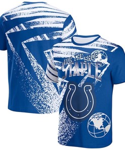 Indianapolis Colts All Over Print T-Shirt - Blue