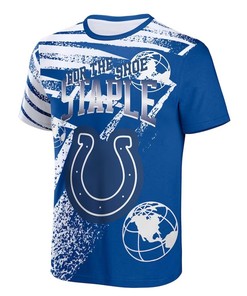 Indianapolis Colts All Over Print T-Shirt - Blue